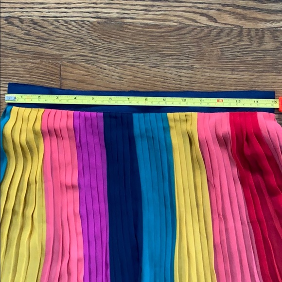 JCrew chiffon multi-color midi skirt - Picture 3 of 4